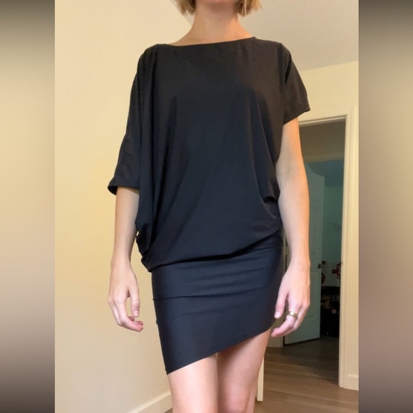 Athleta Asymmetrical Dress Swim Coverup Beach Travel cover up small - Picture 6 of 6